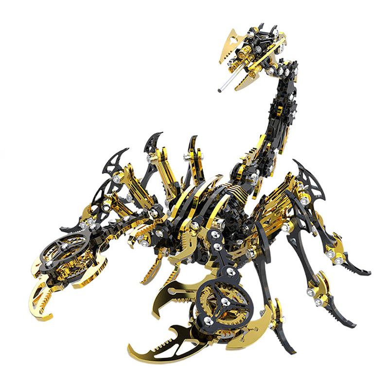 Golittleshop™ 3D Scorpion Black Gold Metal Model Kit